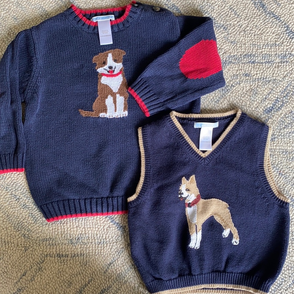 Janie and Jack Dog Sweater Bundle